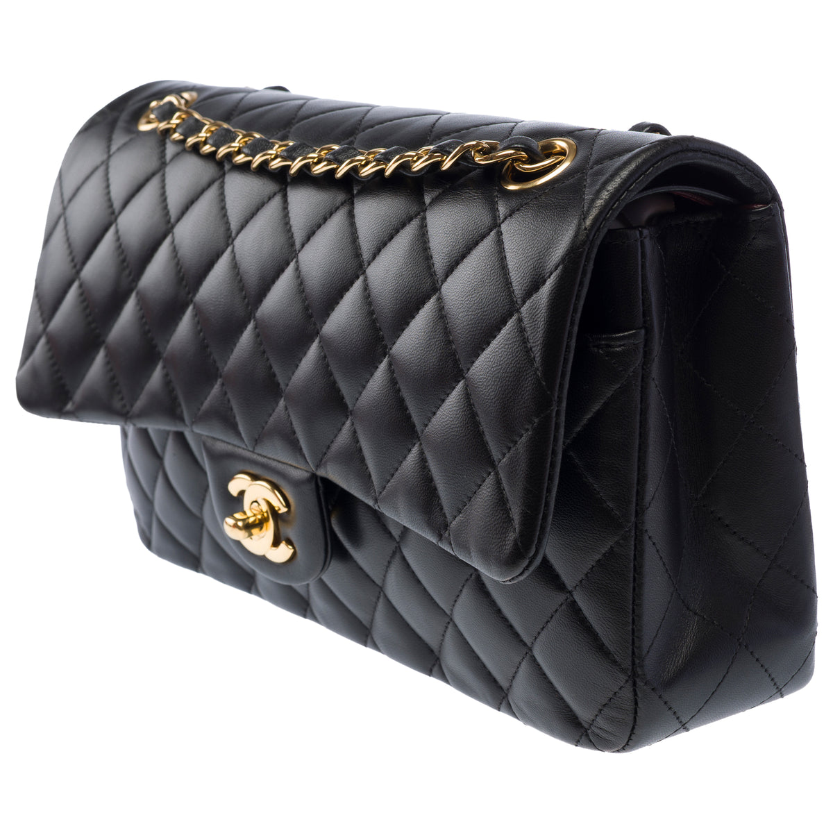 Sac CHANEL Timeless/Classique en Cuir Noir - 103965