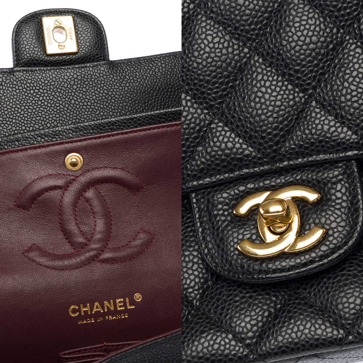 Sac CHANEL Timeless/Classique en Cuir Noir - 103967