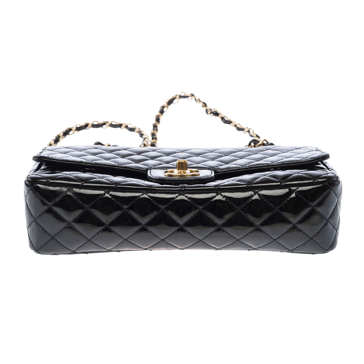 Sac CHANEL Timeless/Classique en Cuir verni Noir - 103960