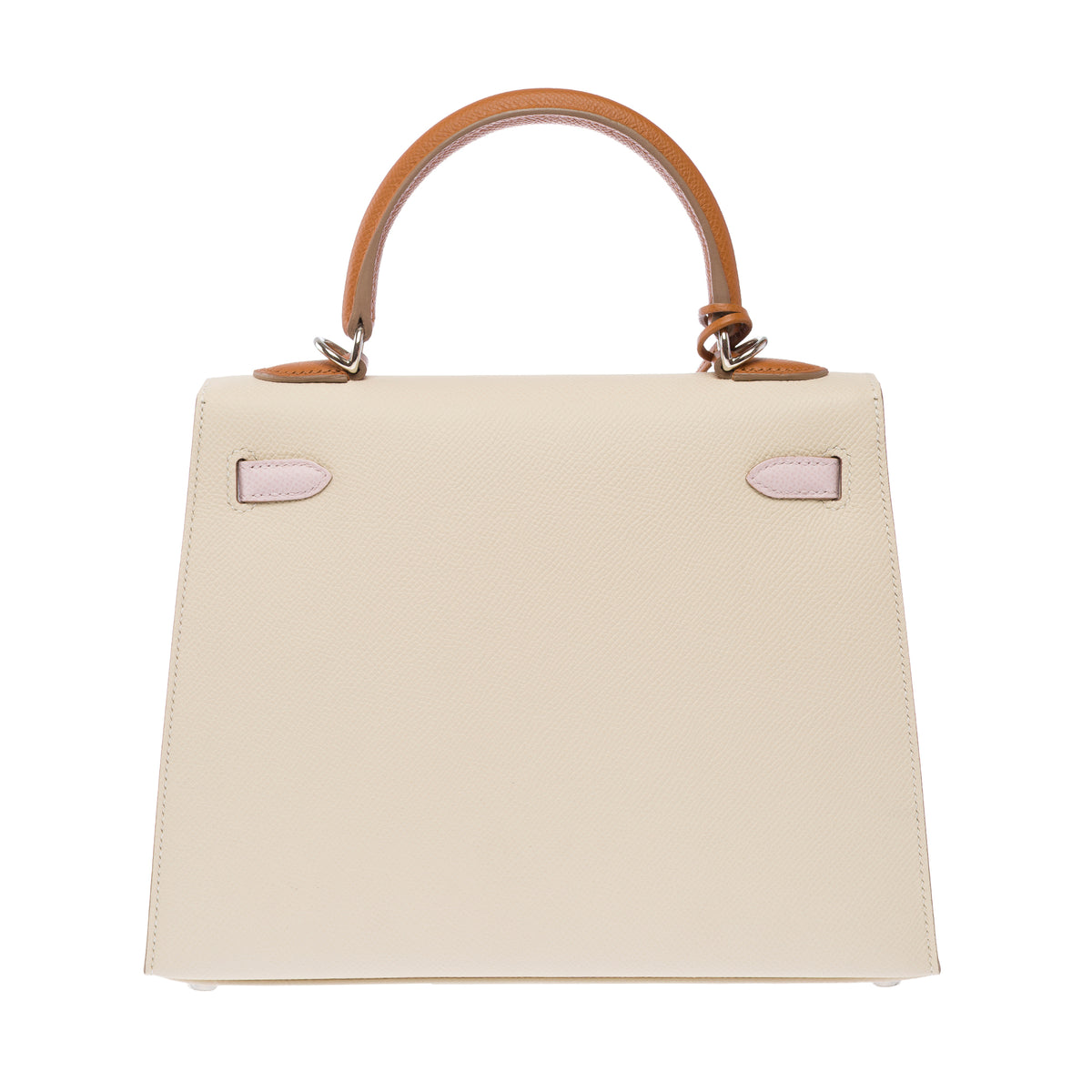 Sac HERMES Kelly 25 en Cuir Blanc - 103980