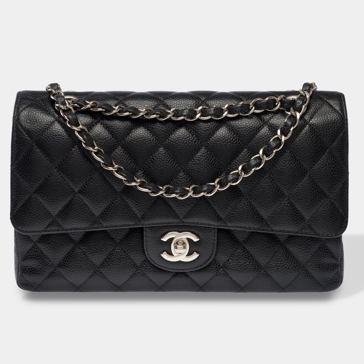 Sac CHANEL Timeless/Classique en Cuir Noir - 103985