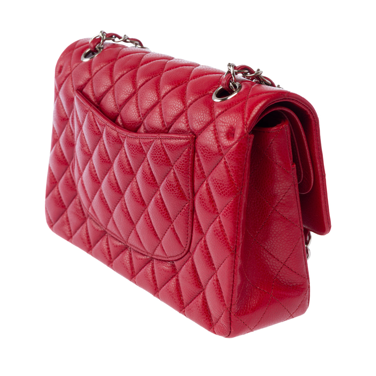 Sac CHANEL Timeless/Classique en Cuir Rouge - 103987