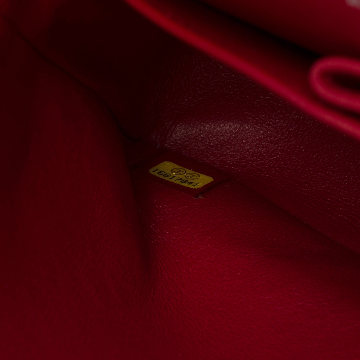 Sac CHANEL Timeless/Classique en Cuir Rouge - 103987