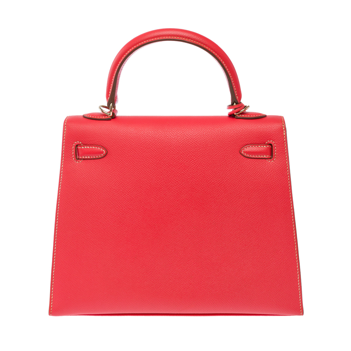 Sac HERMES Kelly 25 en Cuir Rose - 103988