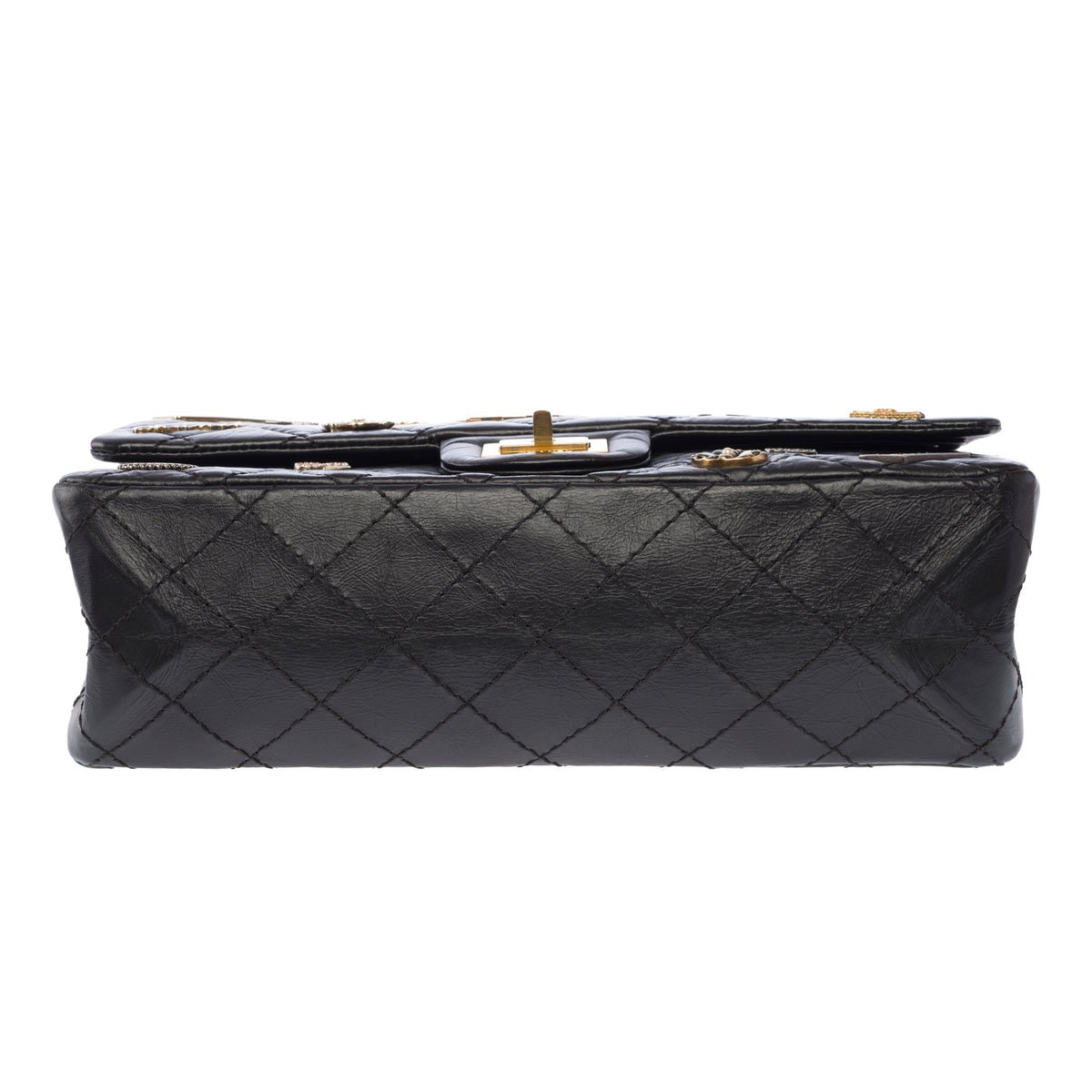 Sac CHANEL 2.55 en Cuir Noir - 103986