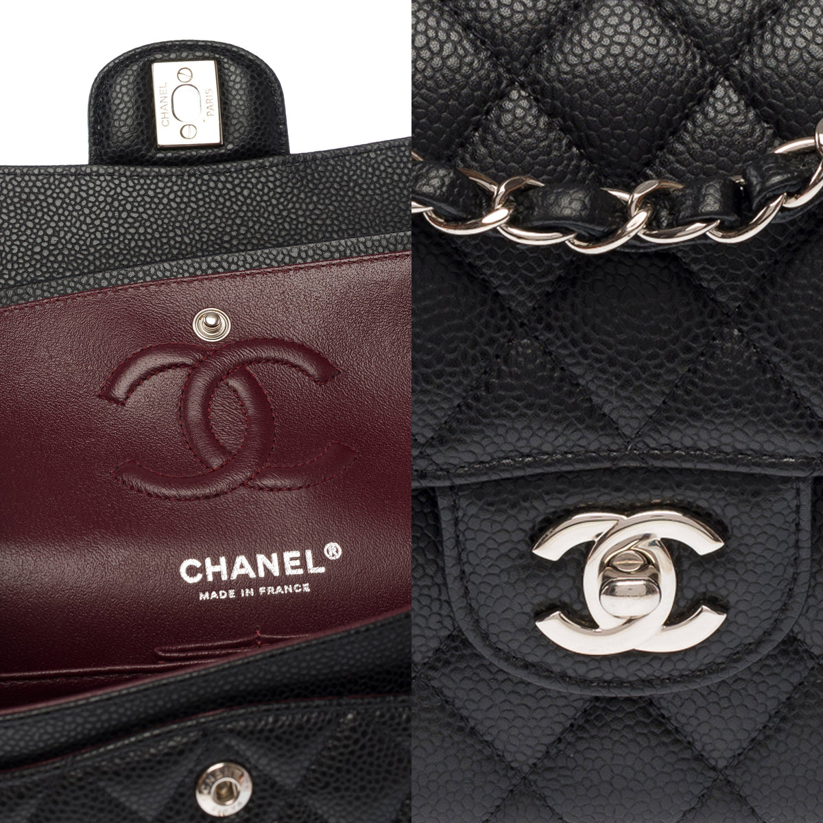 Sac CHANEL Timeless/Classique en Cuir Noir - 103983
