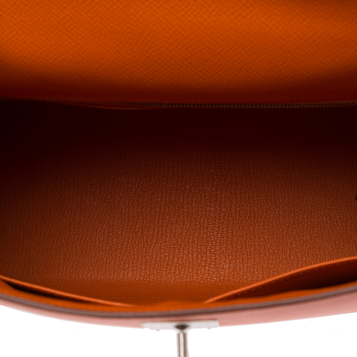 Sac HERMES Kelly 28 en Cuir Orange - 103994