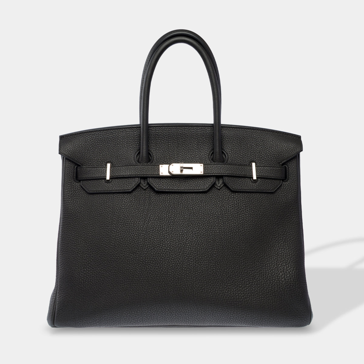 Sac HERMES Birkin 35 en Cuir Noir - 103996