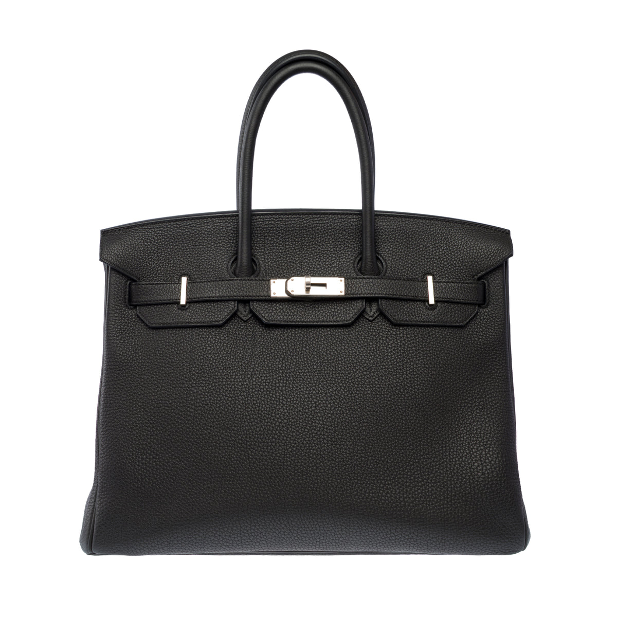 Sac HERMES Birkin 35 en Cuir Noir - 103996