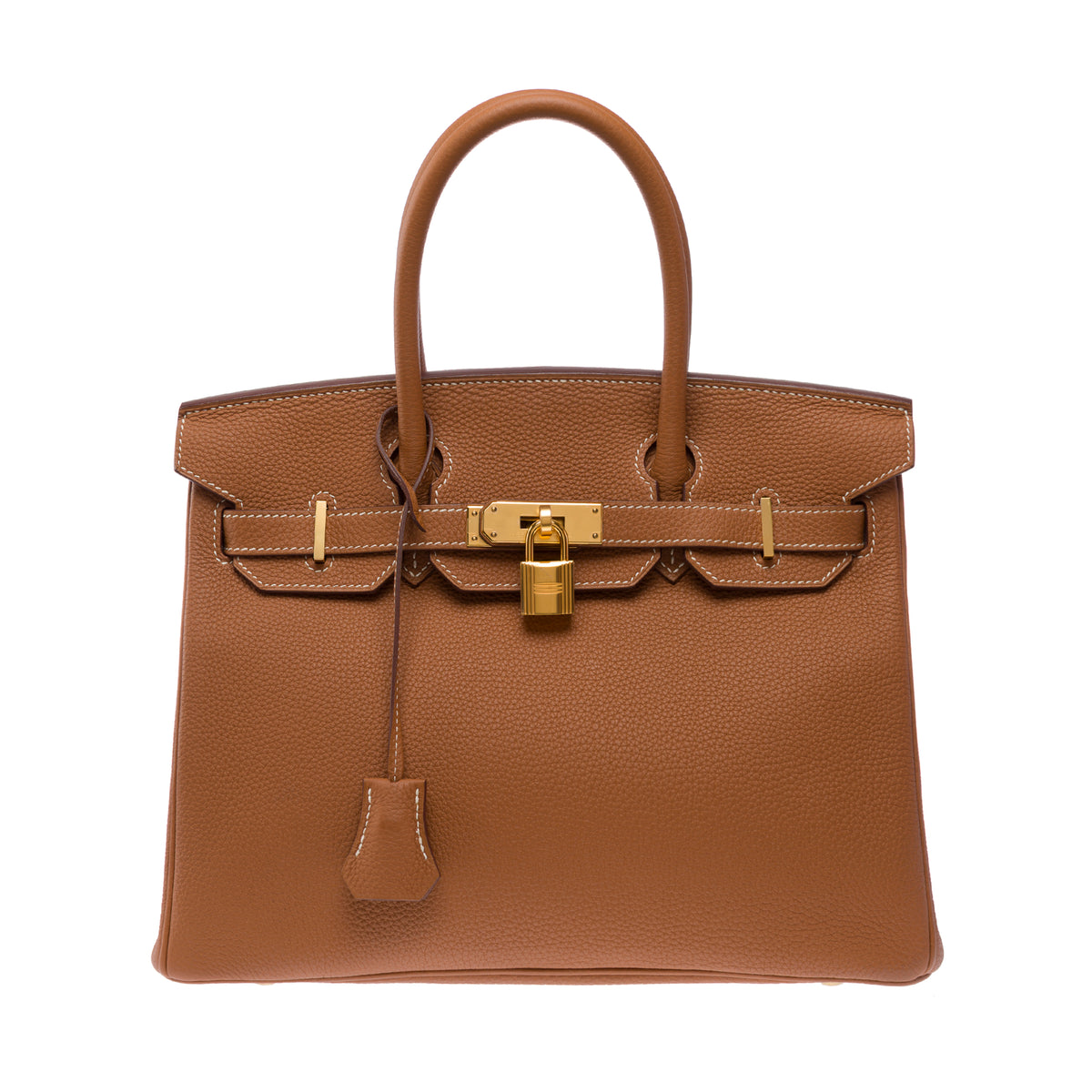 Sac HERMES Birkin 30 en Cuir Doré - 104003