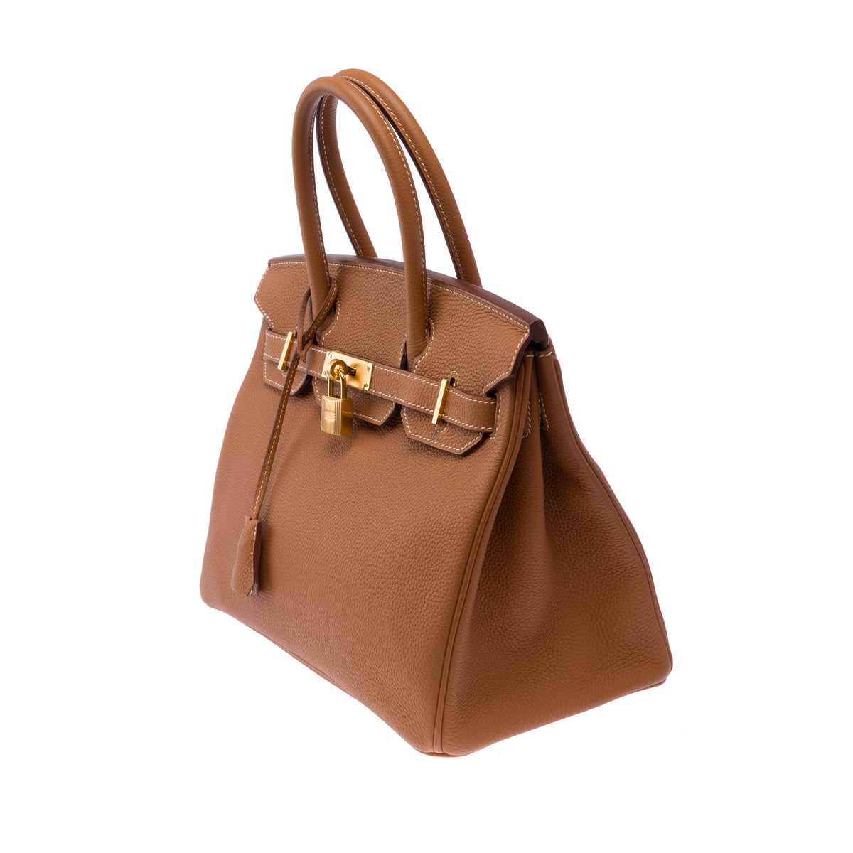 Sac HERMES Birkin 30 en Cuir Doré - 104003