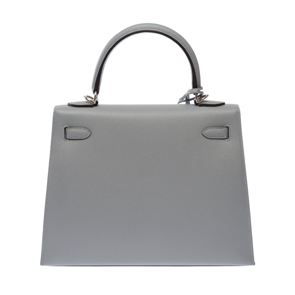 Sac HERMES Kelly 25 en Cuir Gris - 104004