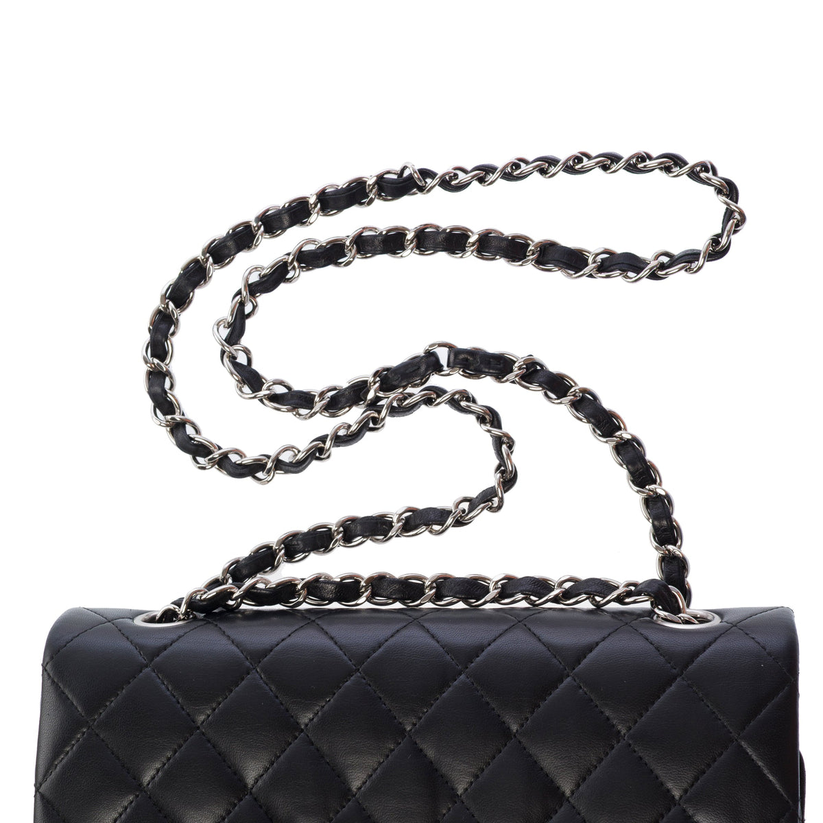 Sac CHANEL Timeless/Classique en Cuir Noir - 104013