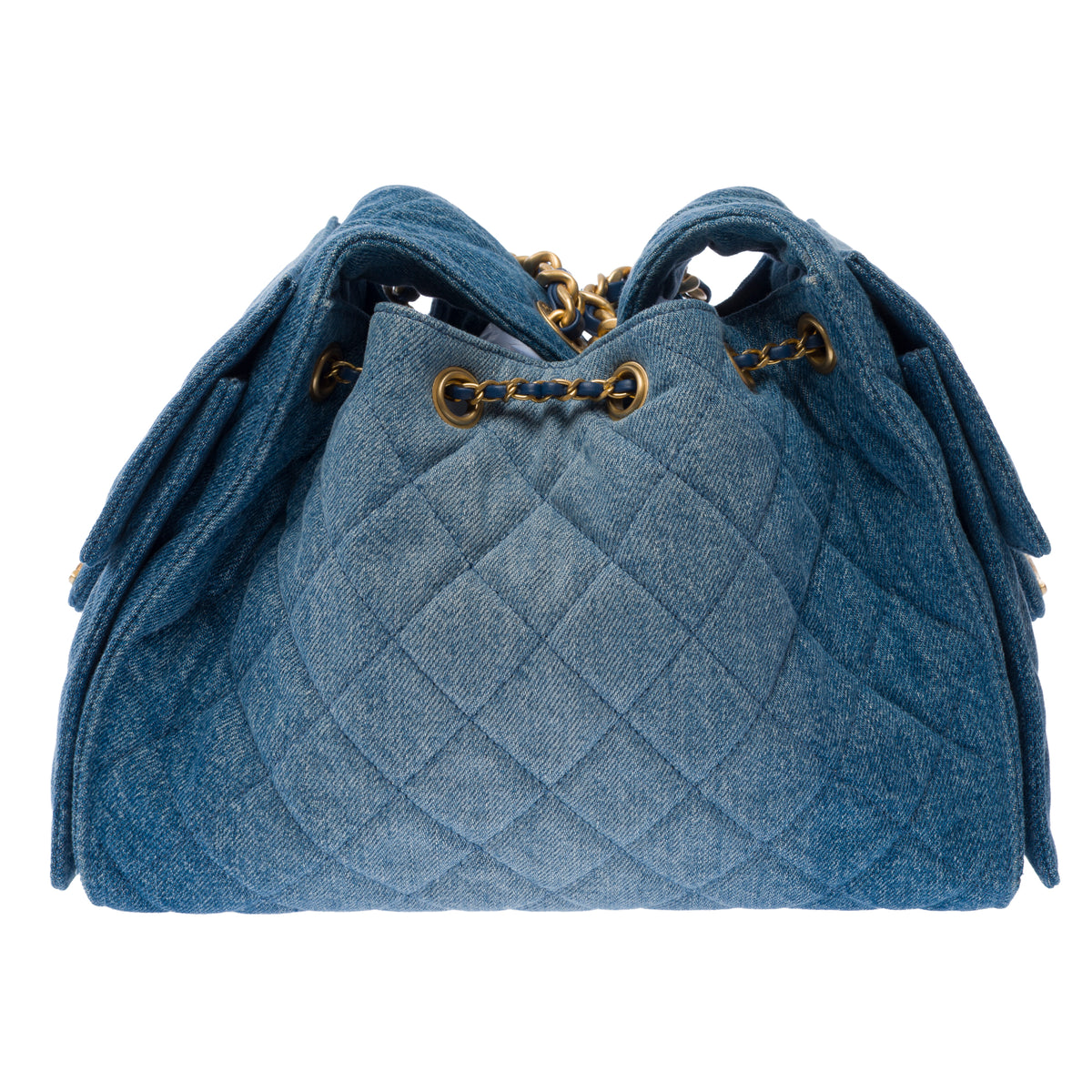 Sac CHANEL en Denim Bleu - 104009