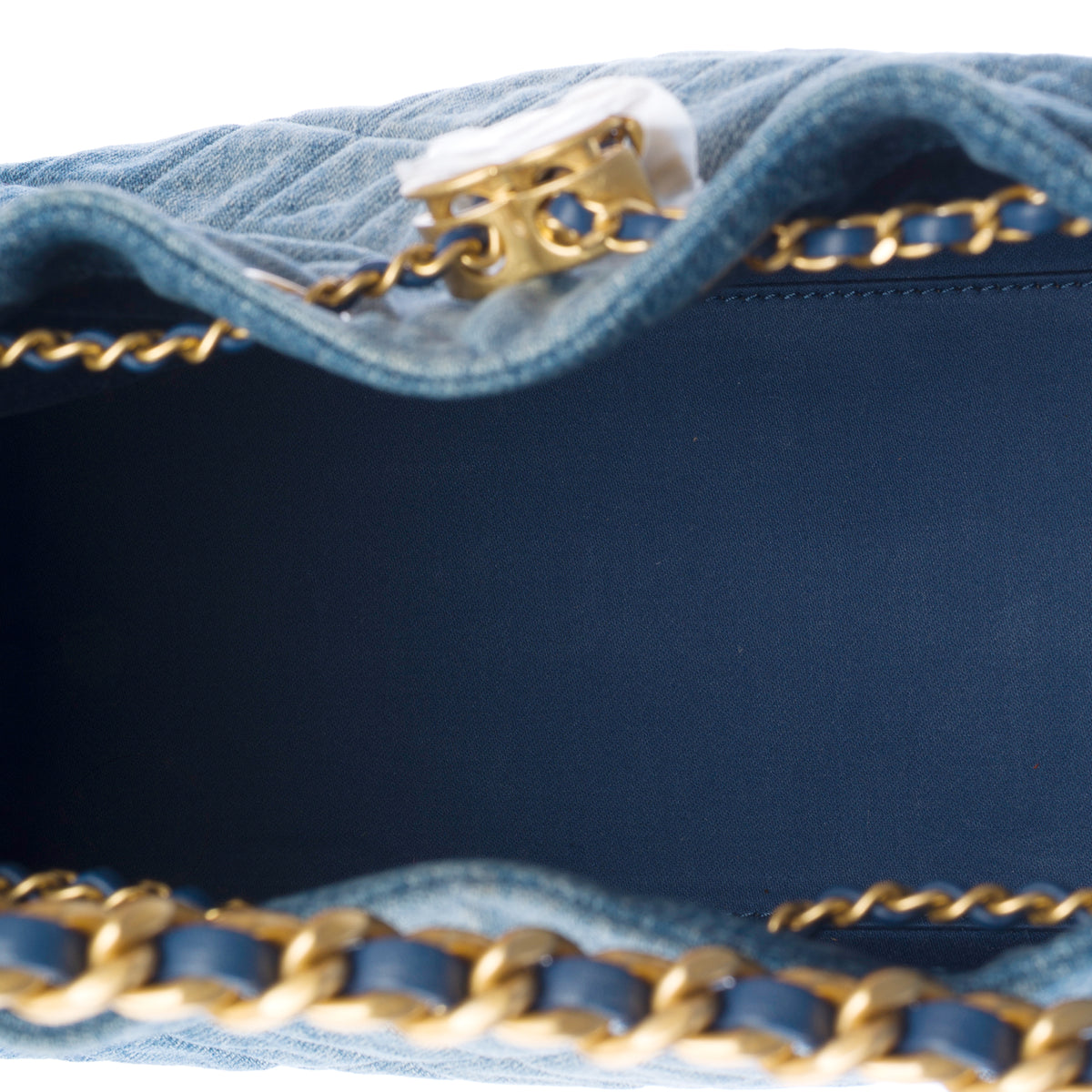 Sac CHANEL en Denim Bleu - 104009