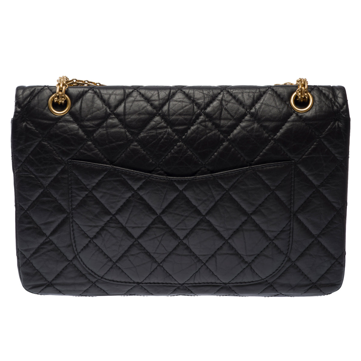 Sac CHANEL 2.55 en Cuir Noir - 104014