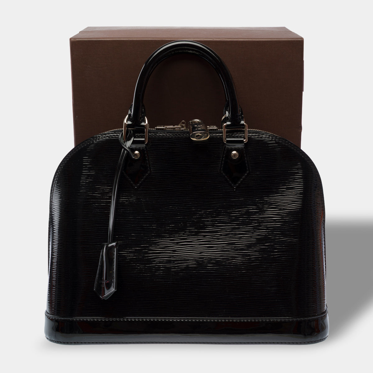 Sac LOUIS VUITTON Alma en Cuir verni Noir - 104018