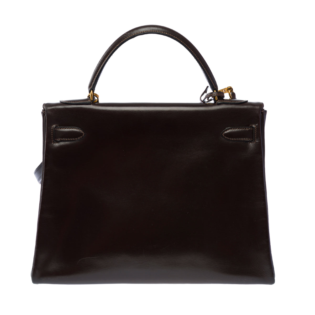 Sac HERMES Kelly 32 en Cuir Marron - 104021