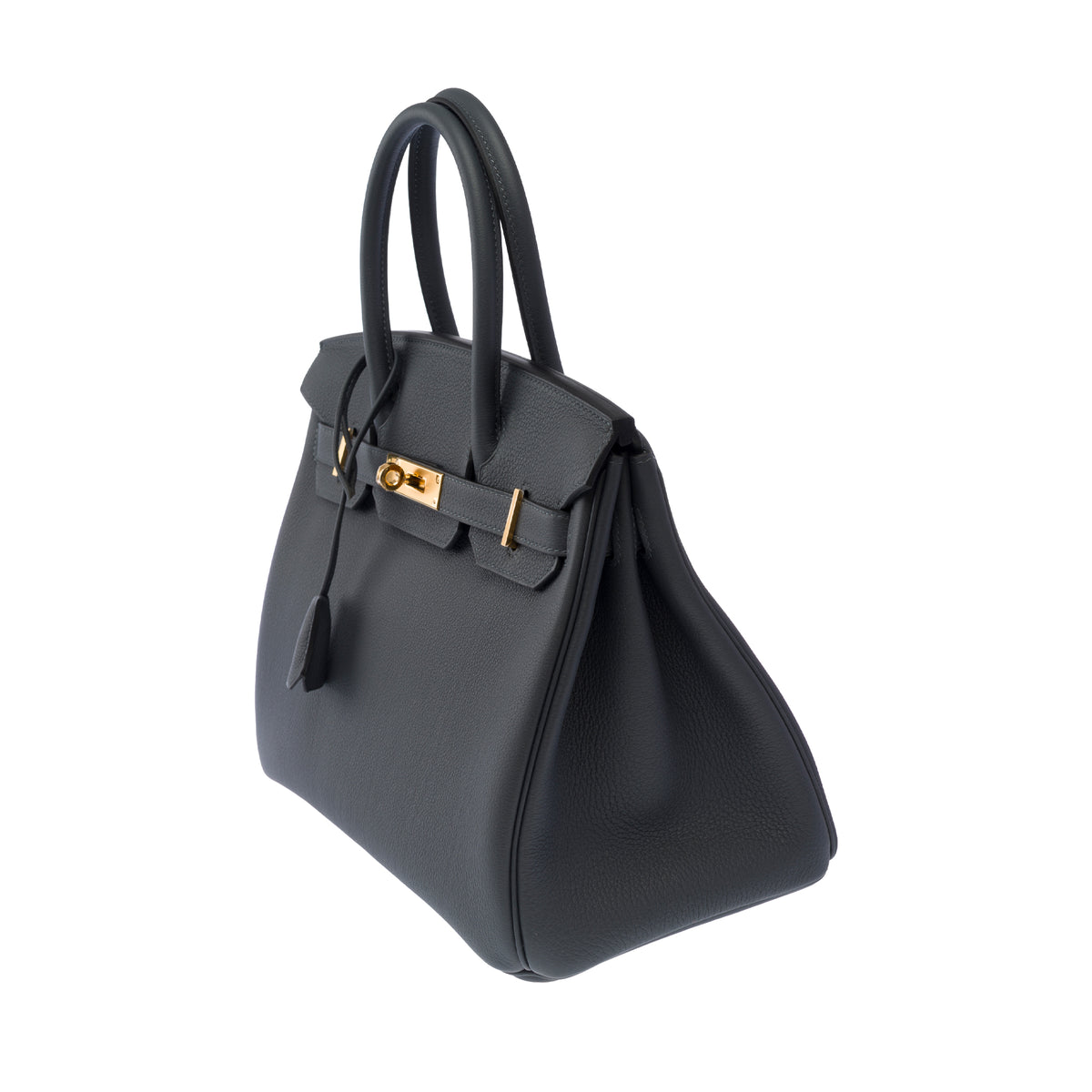 Sac HERMES Birkin 30 en Cuir Gris - 104034