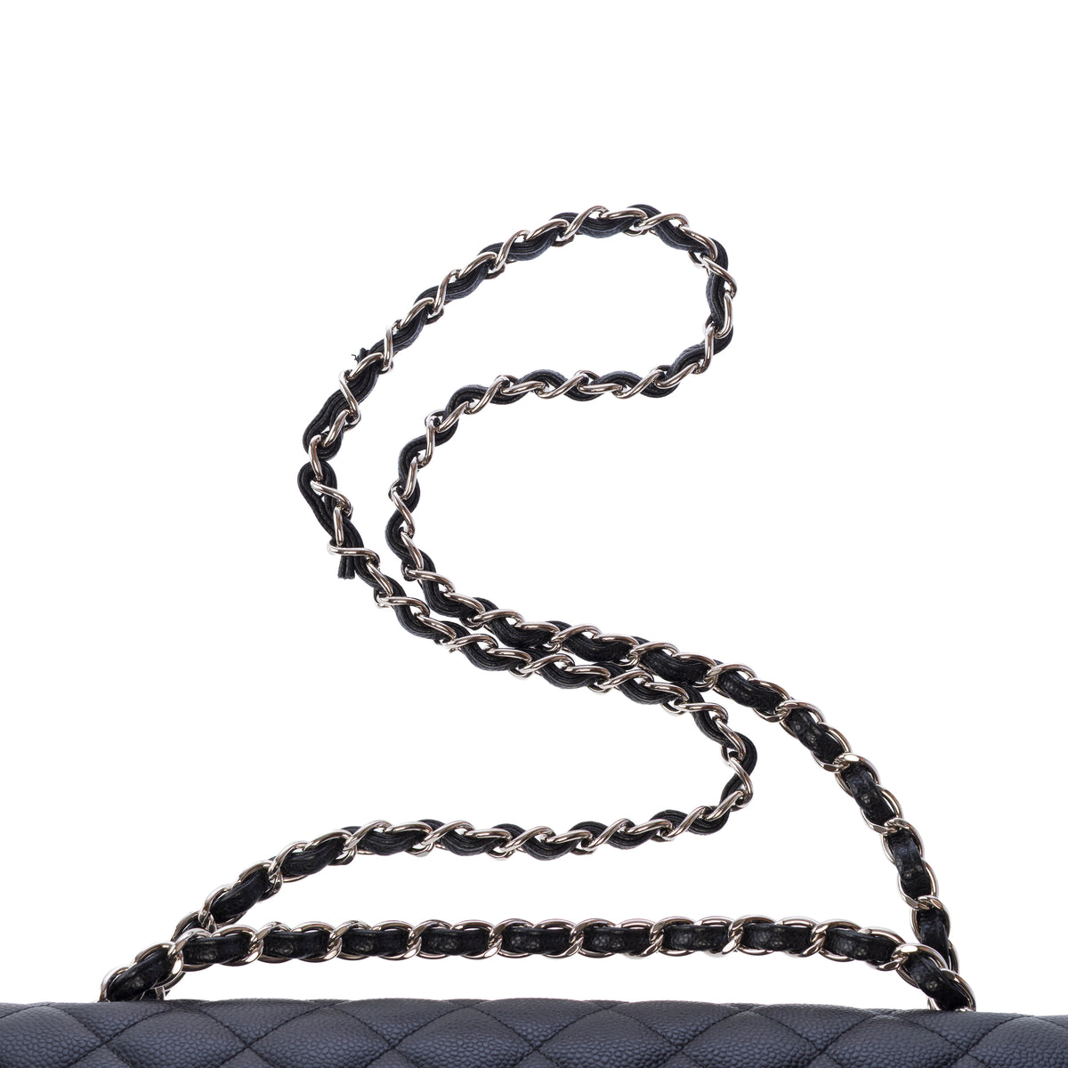 Sac CHANEL Timeless/Classique en Cuir Noir - 104036