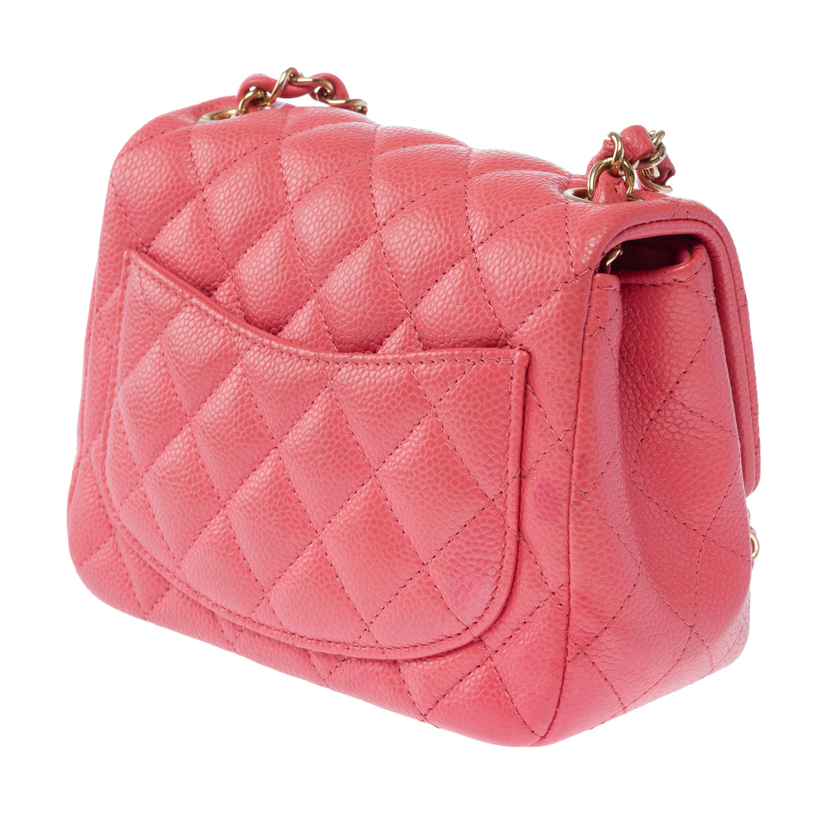 Sac CHANEL Timeless/Classique en Cuir Rose - 104023