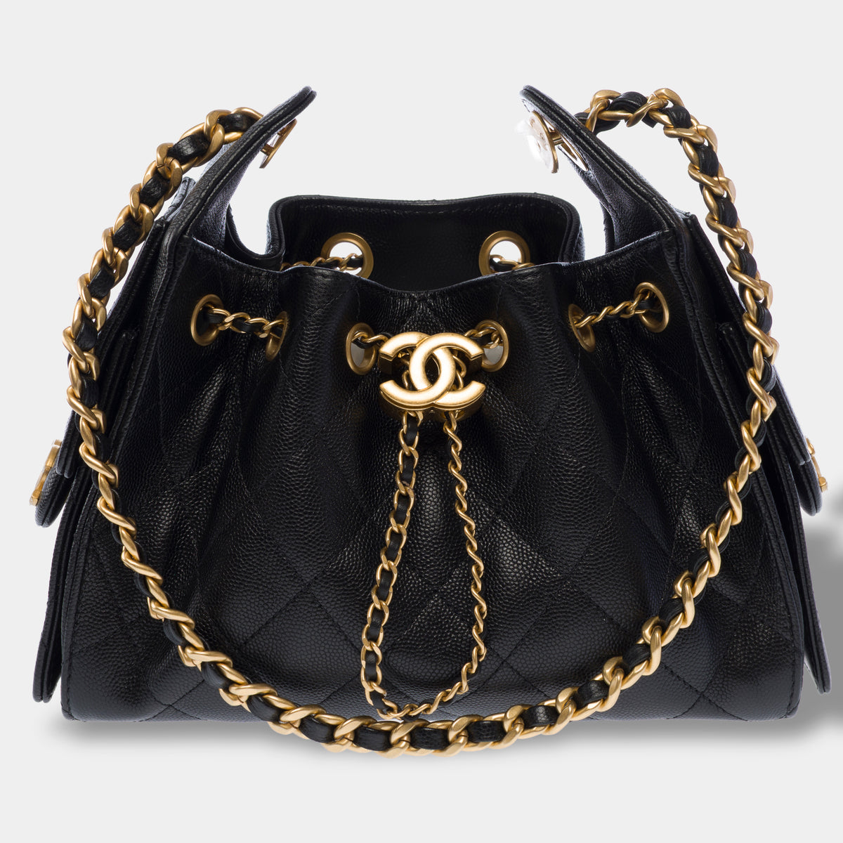 Sac CHANEL en Cuir Noir - 104025