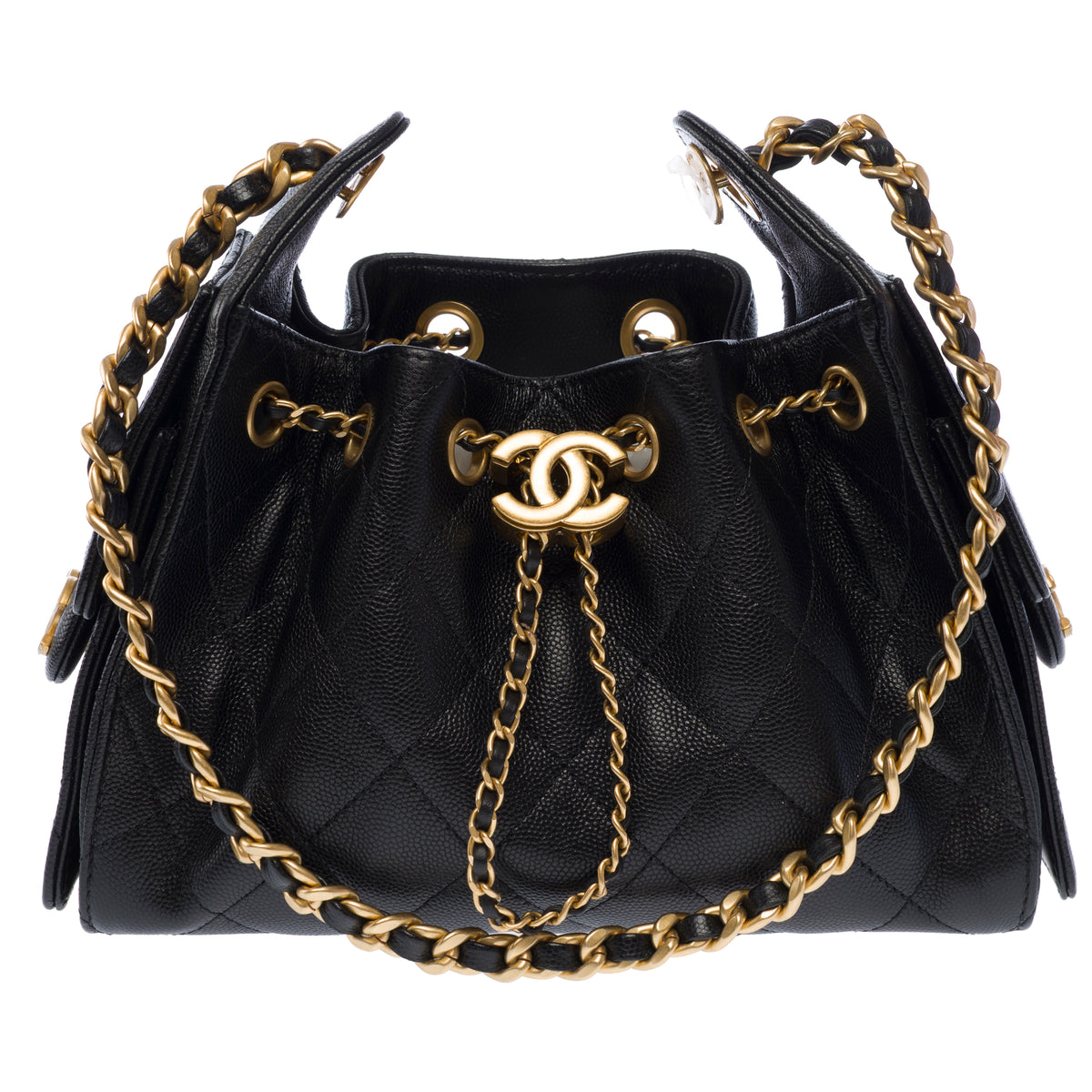 Sac CHANEL en Cuir Noir - 104025
