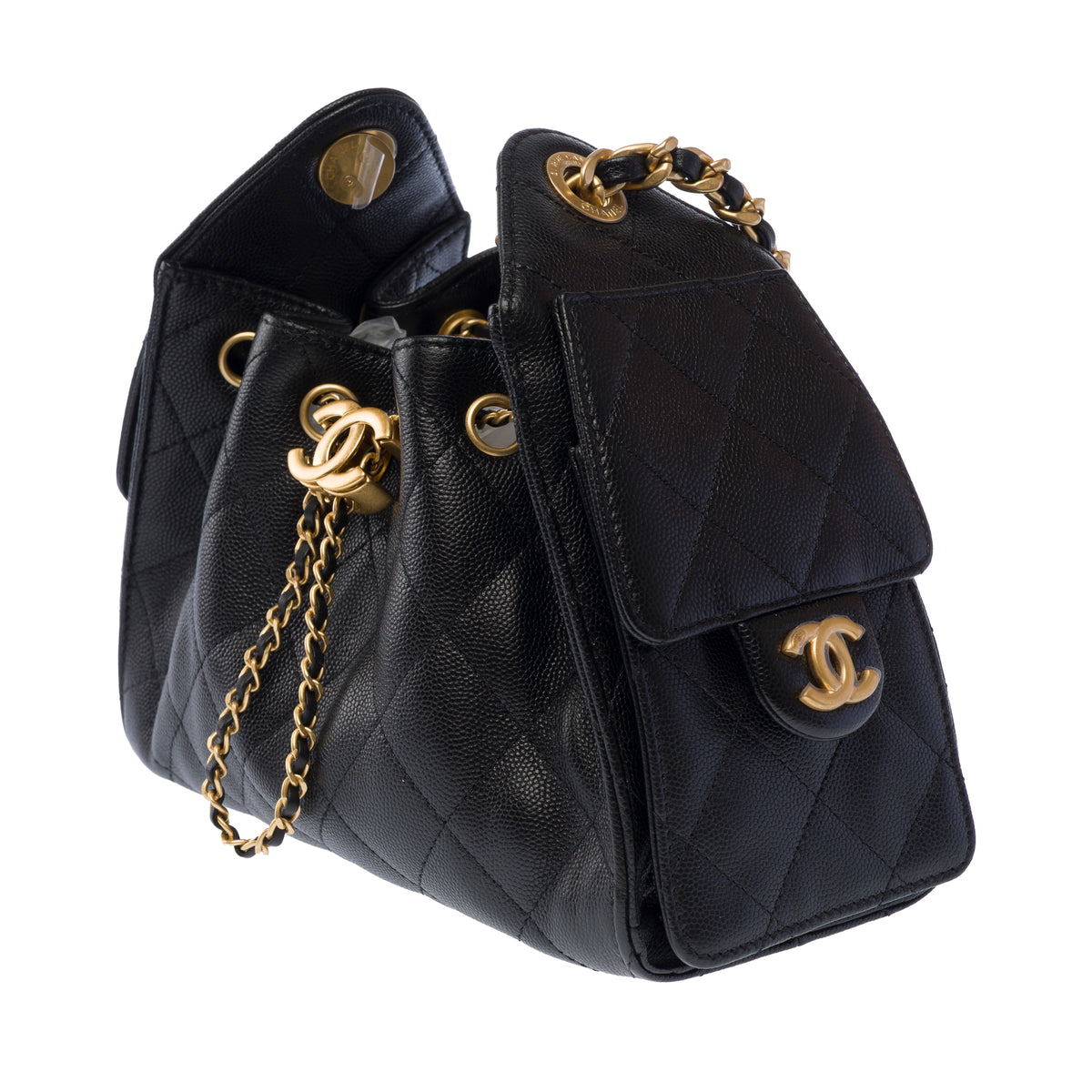 Sac CHANEL en Cuir Noir - 104025
