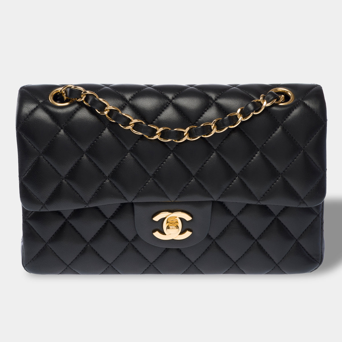 Sac CHANEL Timeless/Classique en Cuir Noir - 104030