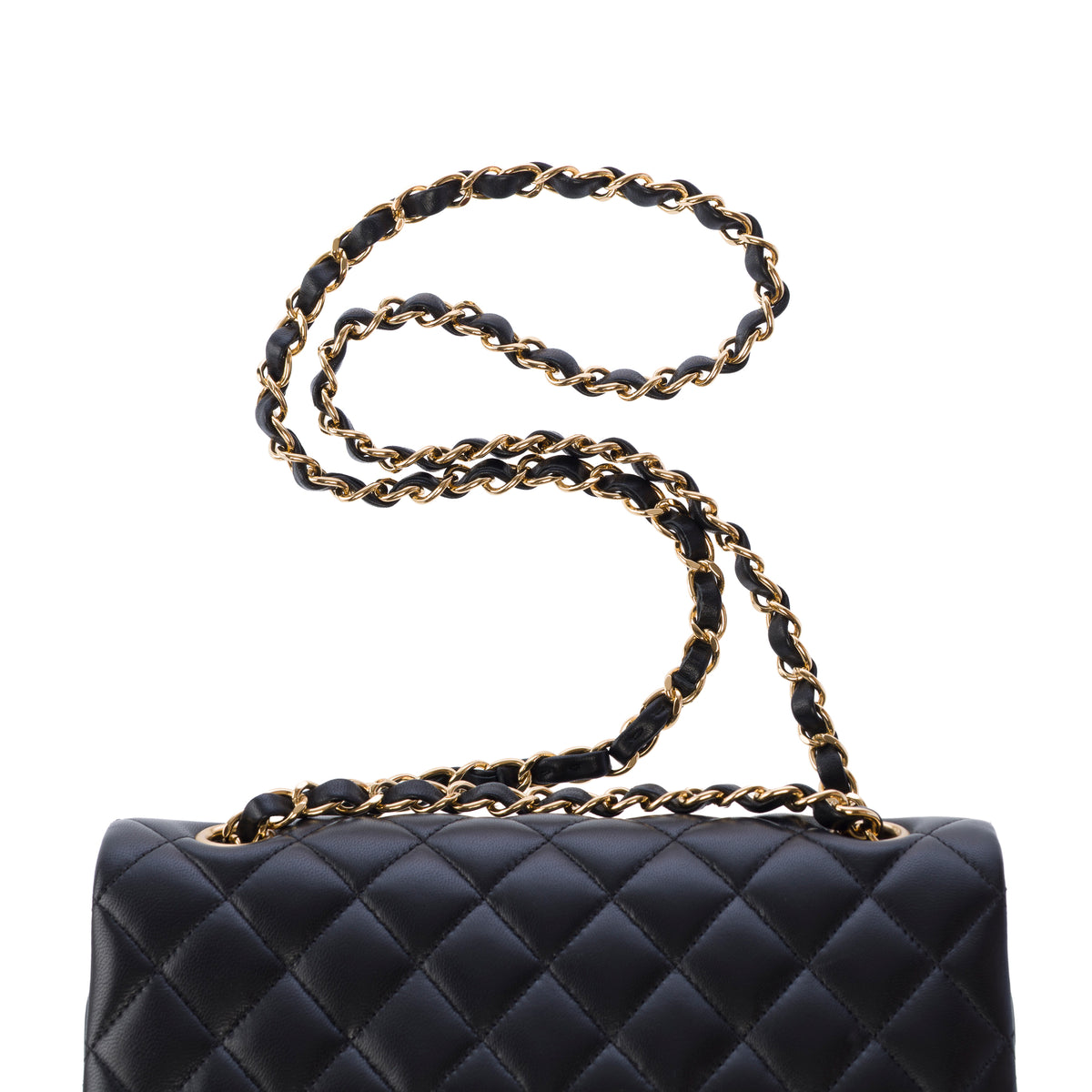 Sac CHANEL Timeless/Classique en Cuir Noir - 104030