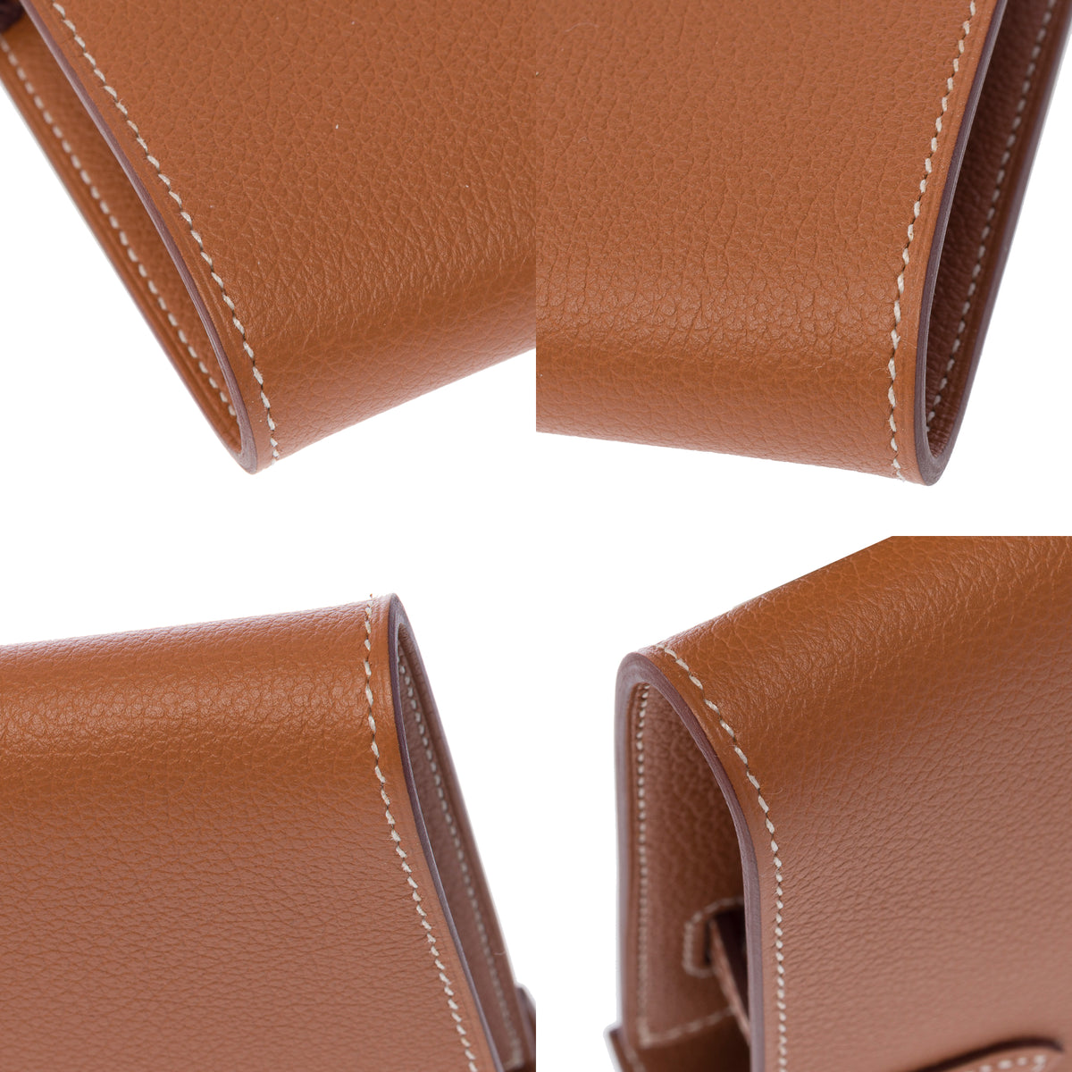 Sac HERMES Kelly to go en Cuir Doré - 104043