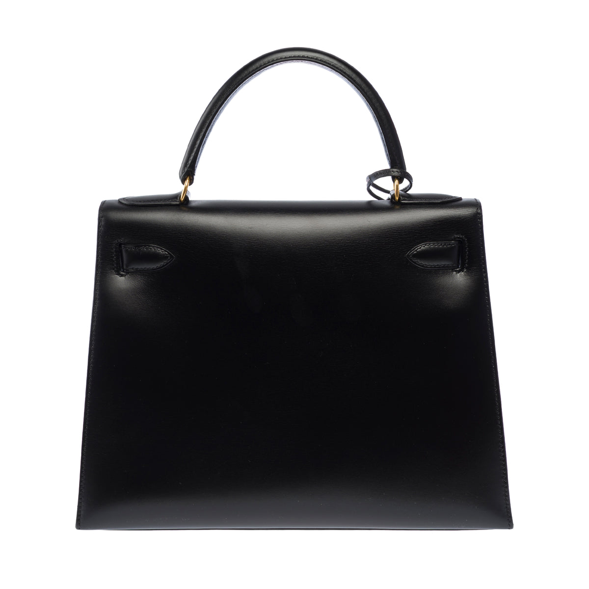 Sac HERMES Kelly 28 en Cuir Noir - 104042