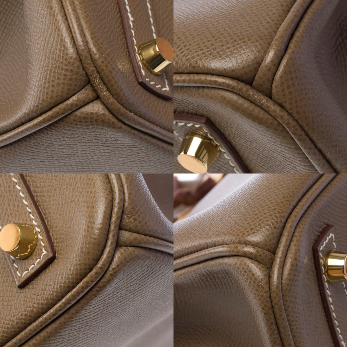 Sac HERMES Birkin 30 en Cuir Étoupe - 104052