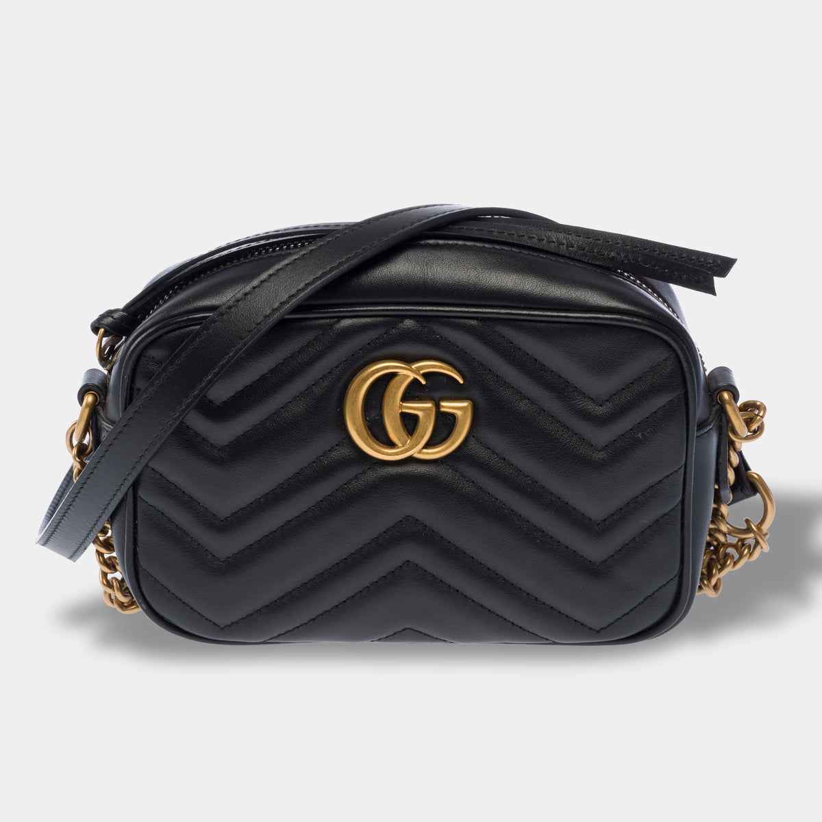 Sac GUCCI Marmont en Cuir Noir - 104055