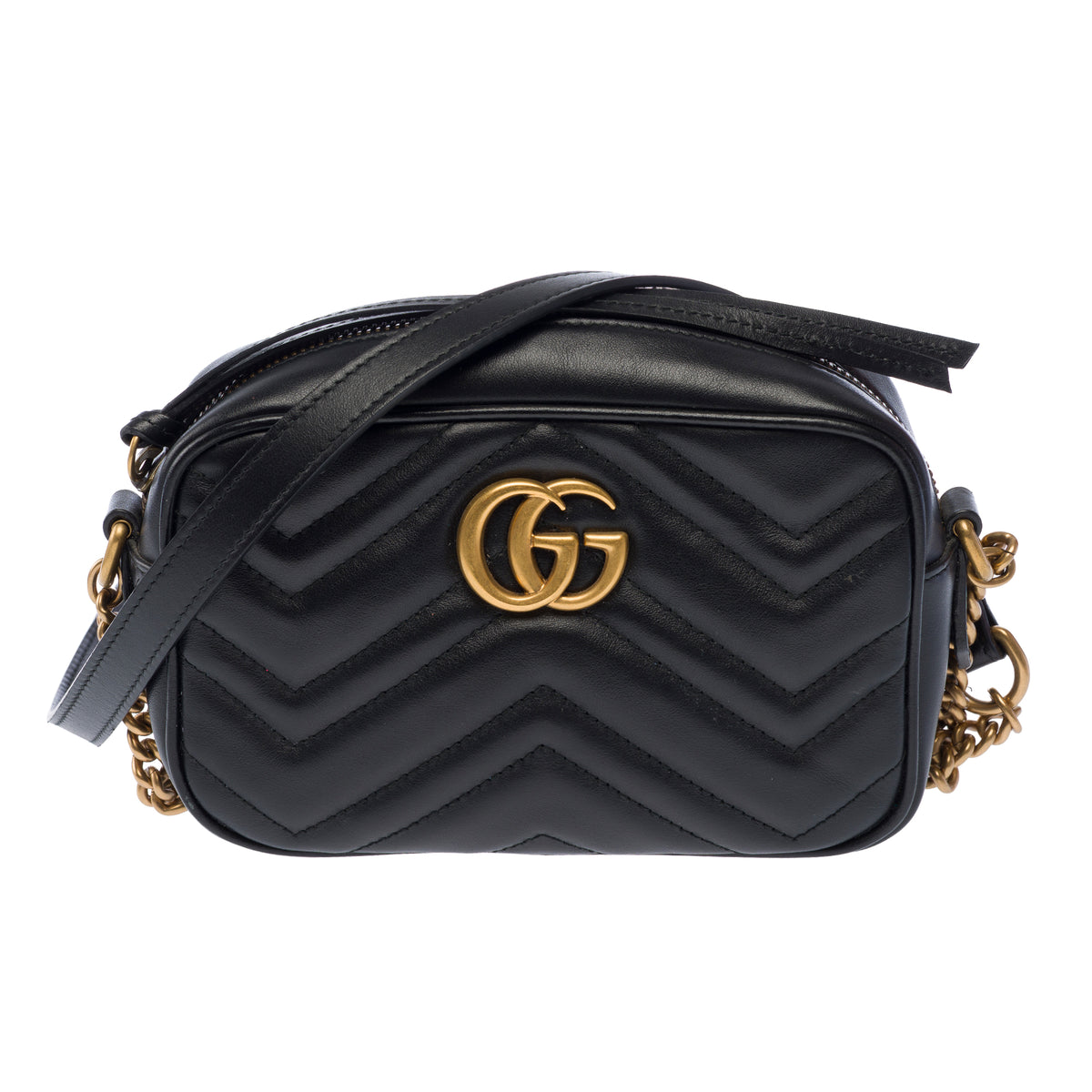 Sac GUCCI Marmont en Cuir Noir - 104055