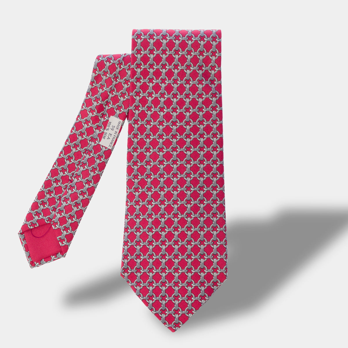 Accessoire HERMES en Soie Rouge - 104070