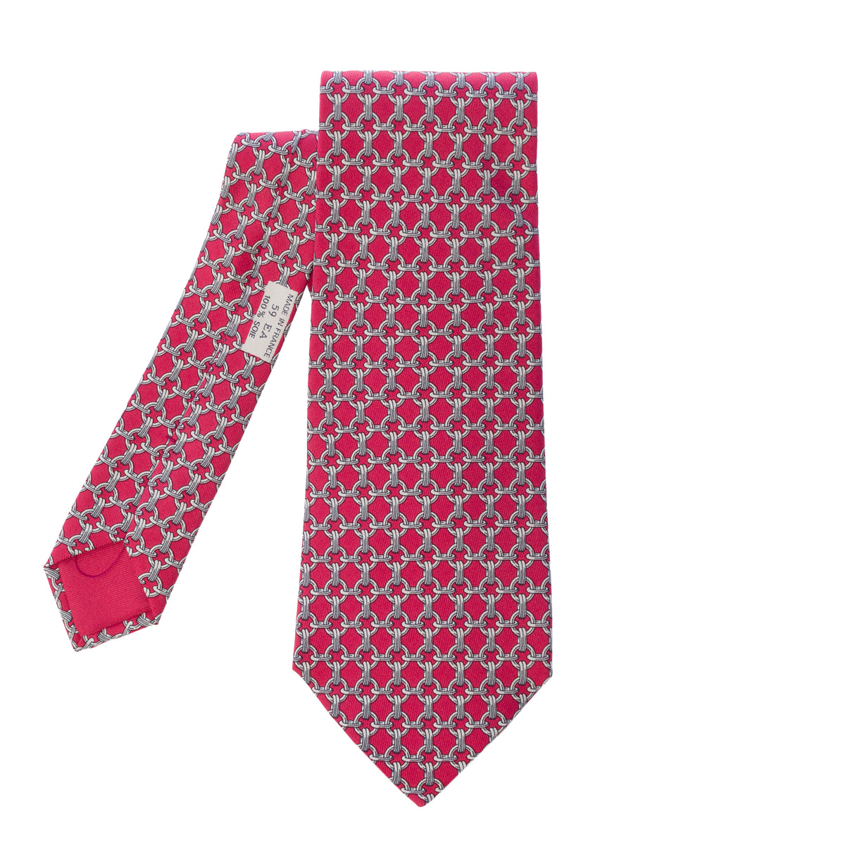 Accessoire HERMES en Soie Rouge - 104070