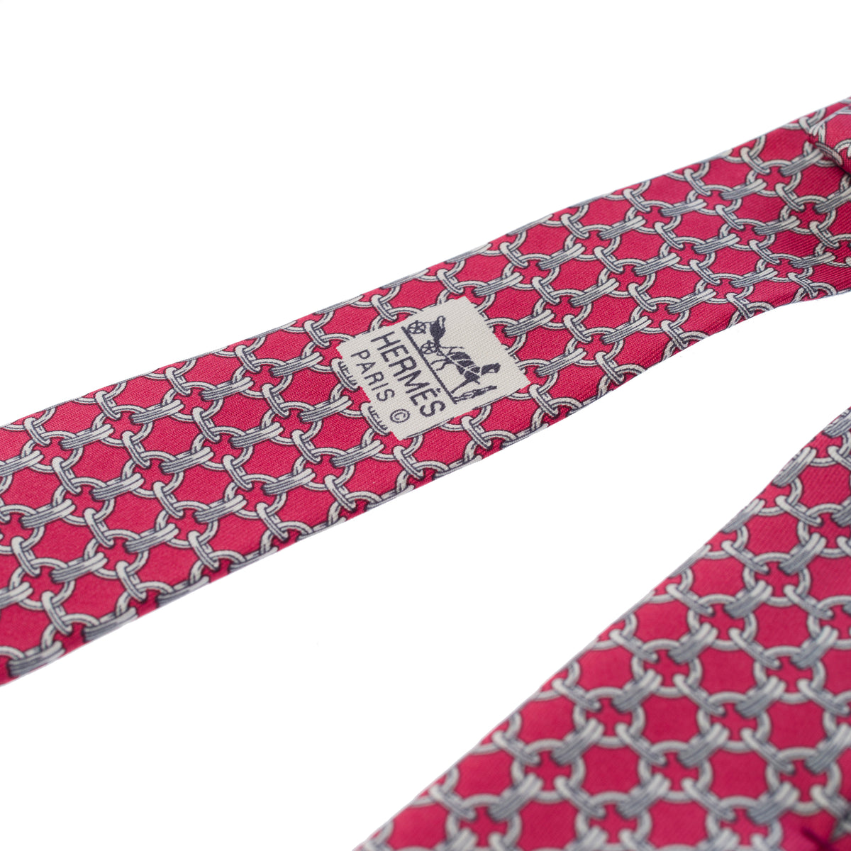 Accessoire HERMES en Soie Rouge - 104070