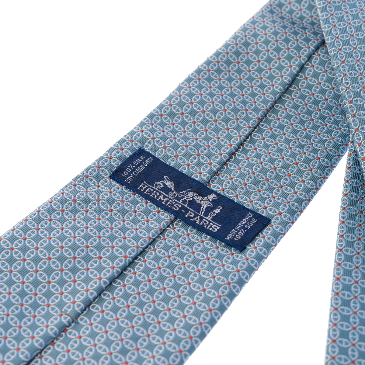 Accessoire HERMES en Soie Bleu - 104071