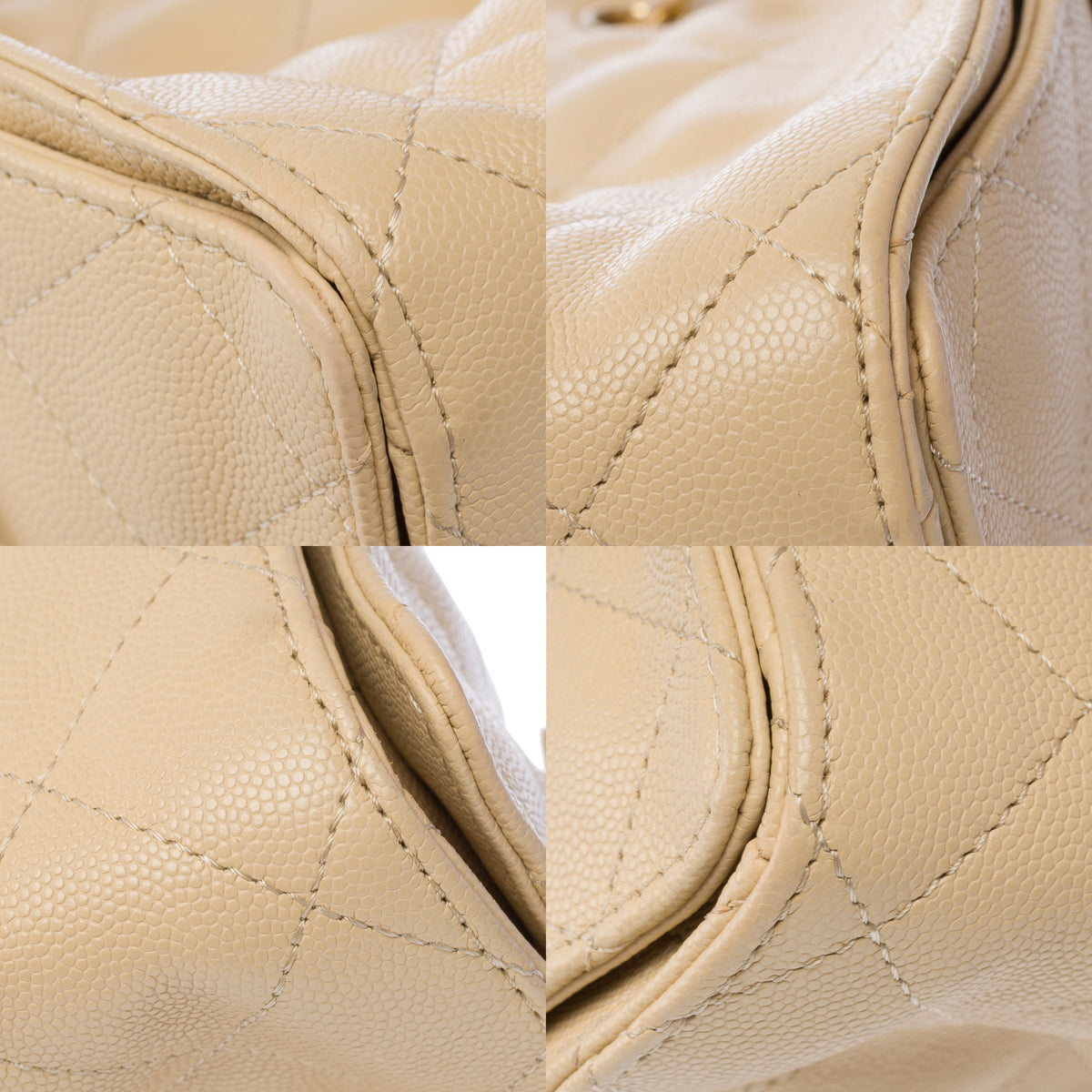 Sac CHANEL en Cuir Beige - 104054