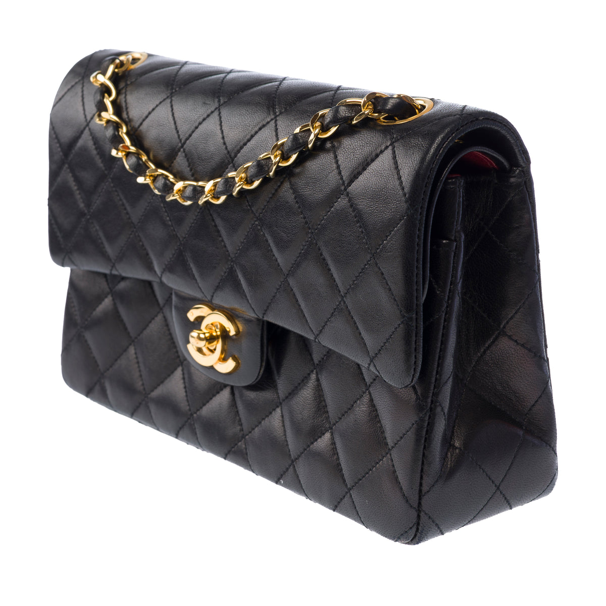Sac CHANEL Timeless/Classique en Cuir Noir - 104066