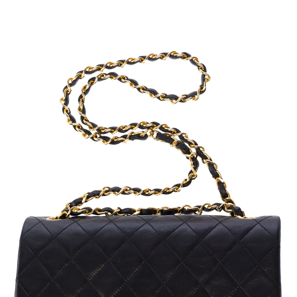 Sac CHANEL Timeless/Classique en Cuir Noir - 104066
