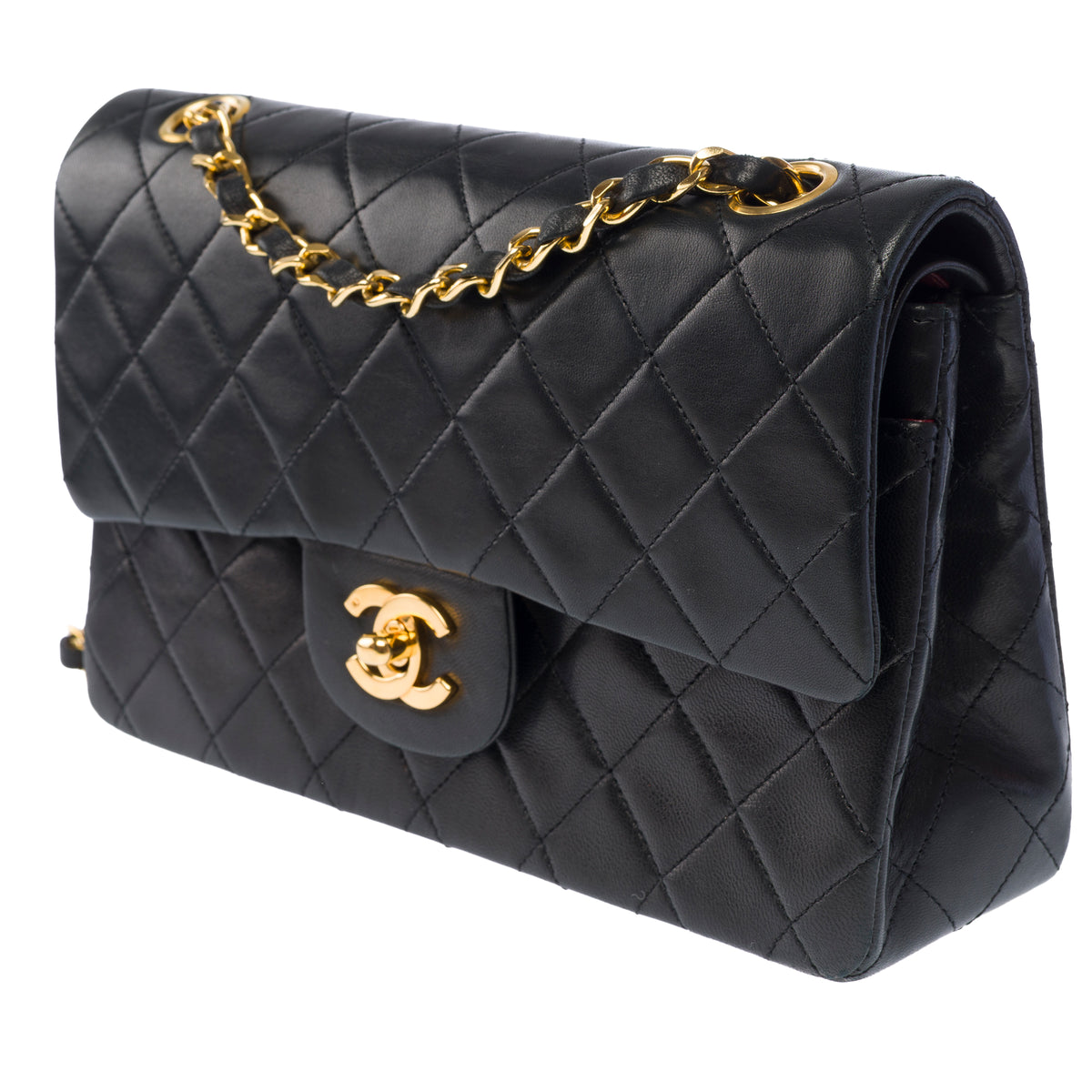 Sac CHANEL Timeless/Classique en Cuir Noir - 104065