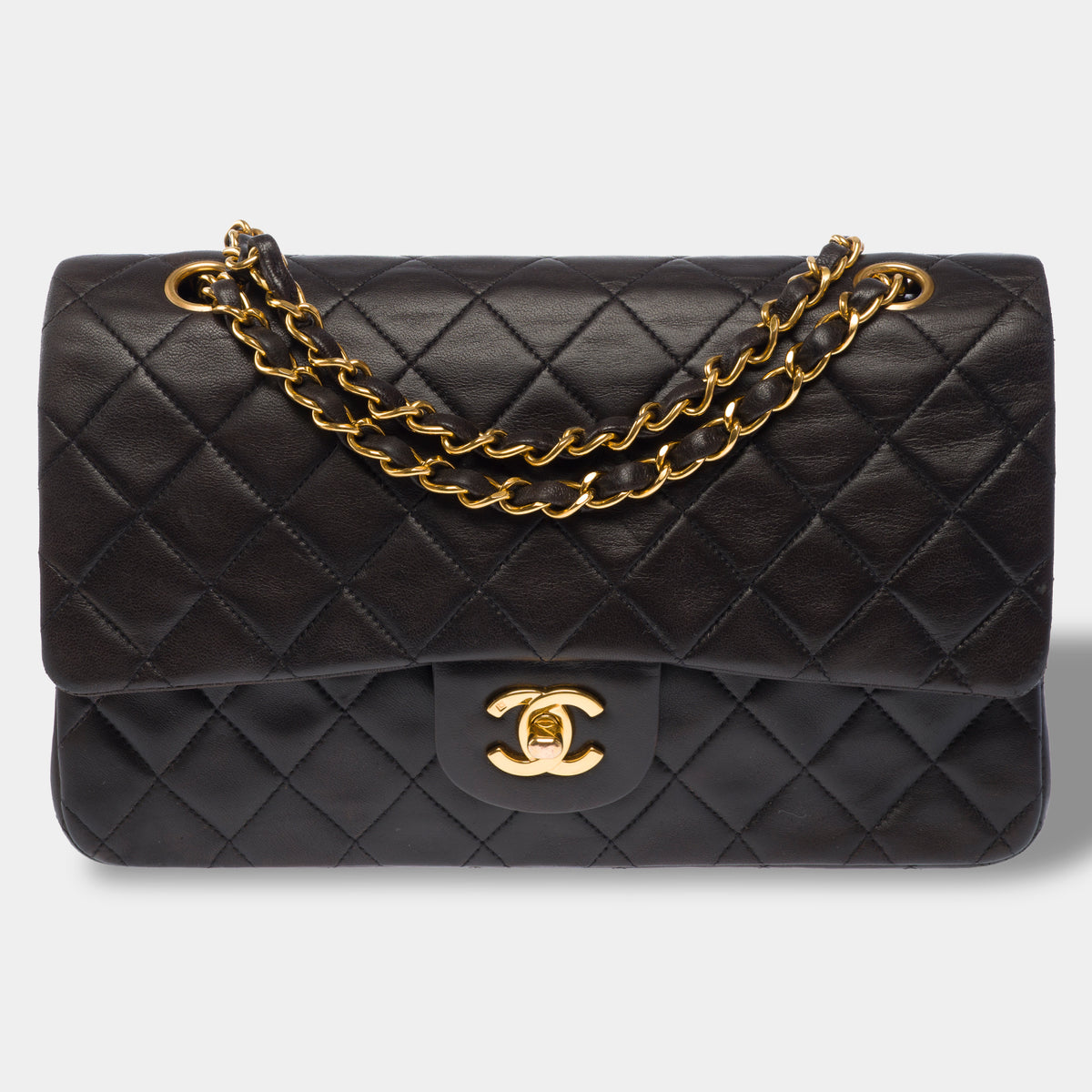 Sac CHANEL Timeless/Classique en Cuir Noir - 104067