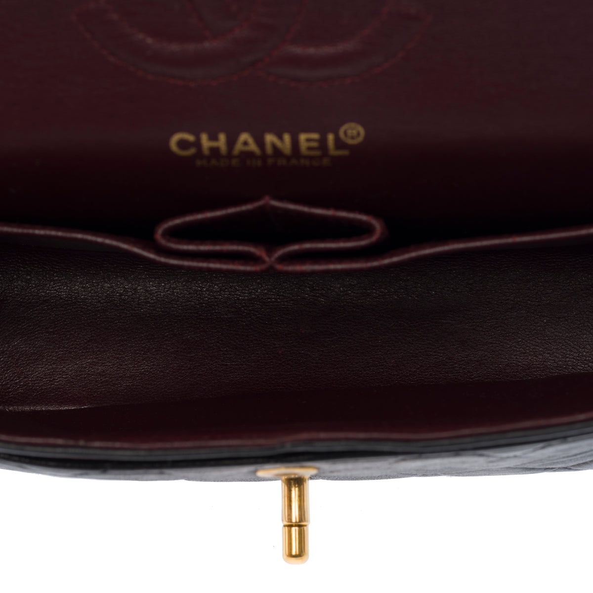 Sac CHANEL Timeless/Classique en Cuir Noir - 104060