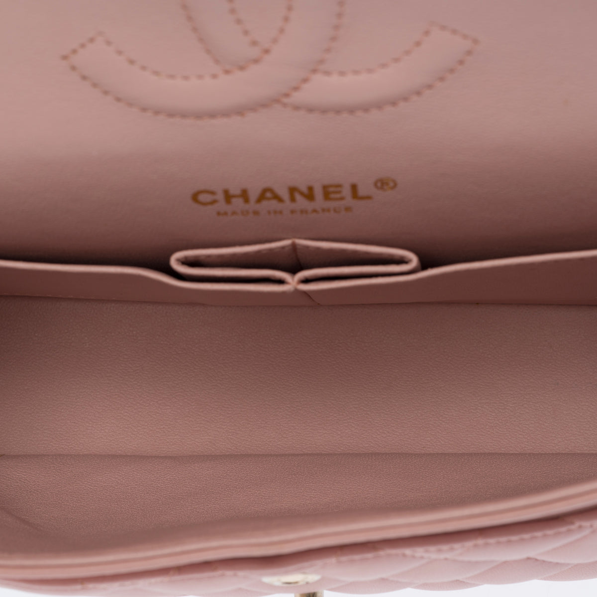 Sac CHANEL Timeless/Classique en Cuir Rose - 104069