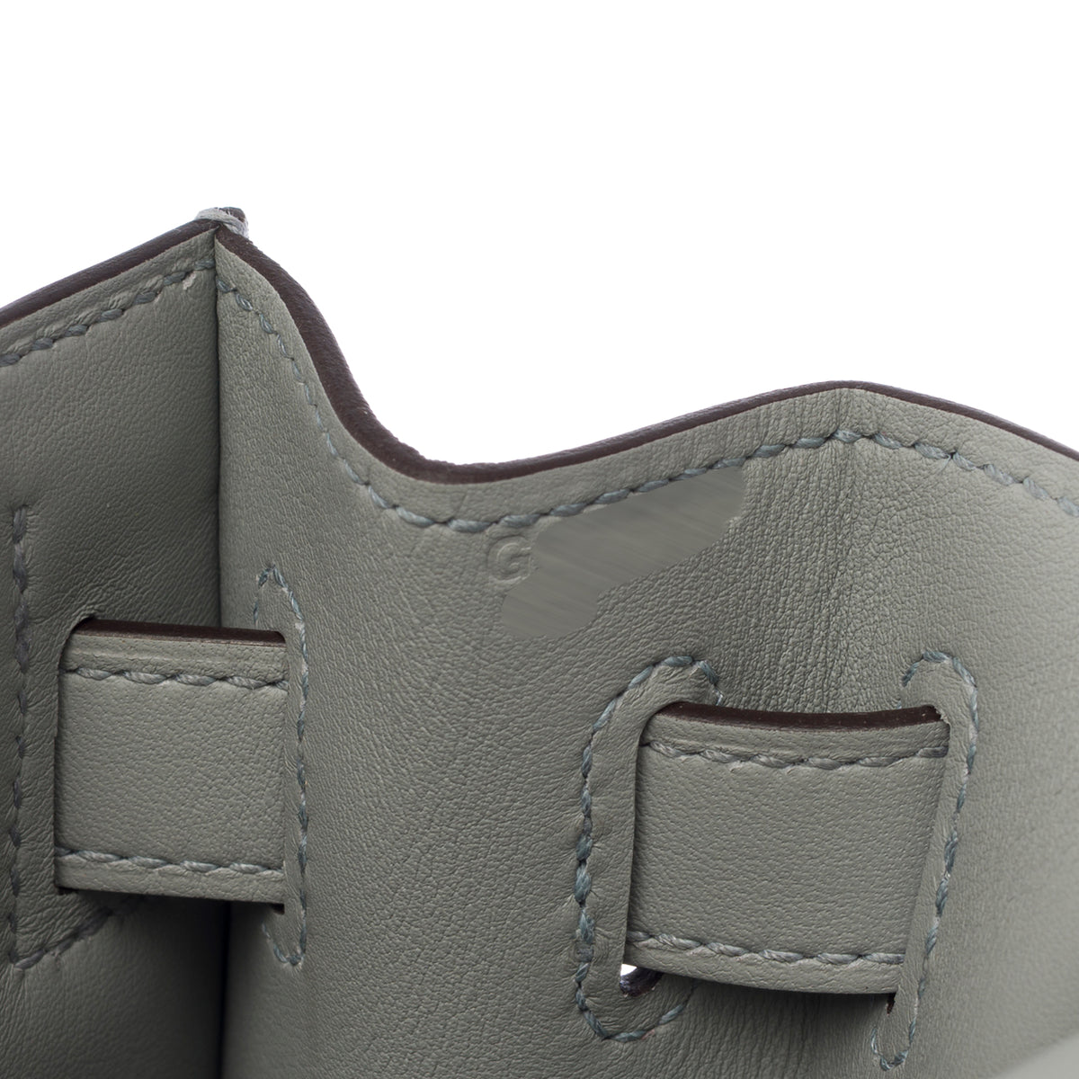 Sac HERMES Kelly 28 en Toile Gris - 104073