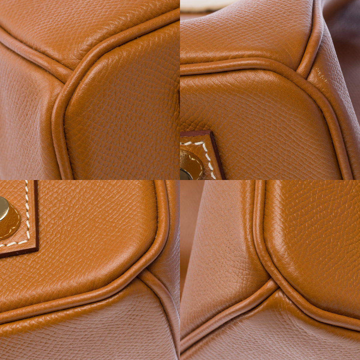 Sac HERMES Birkin 35 en Cuir Doré - 104078