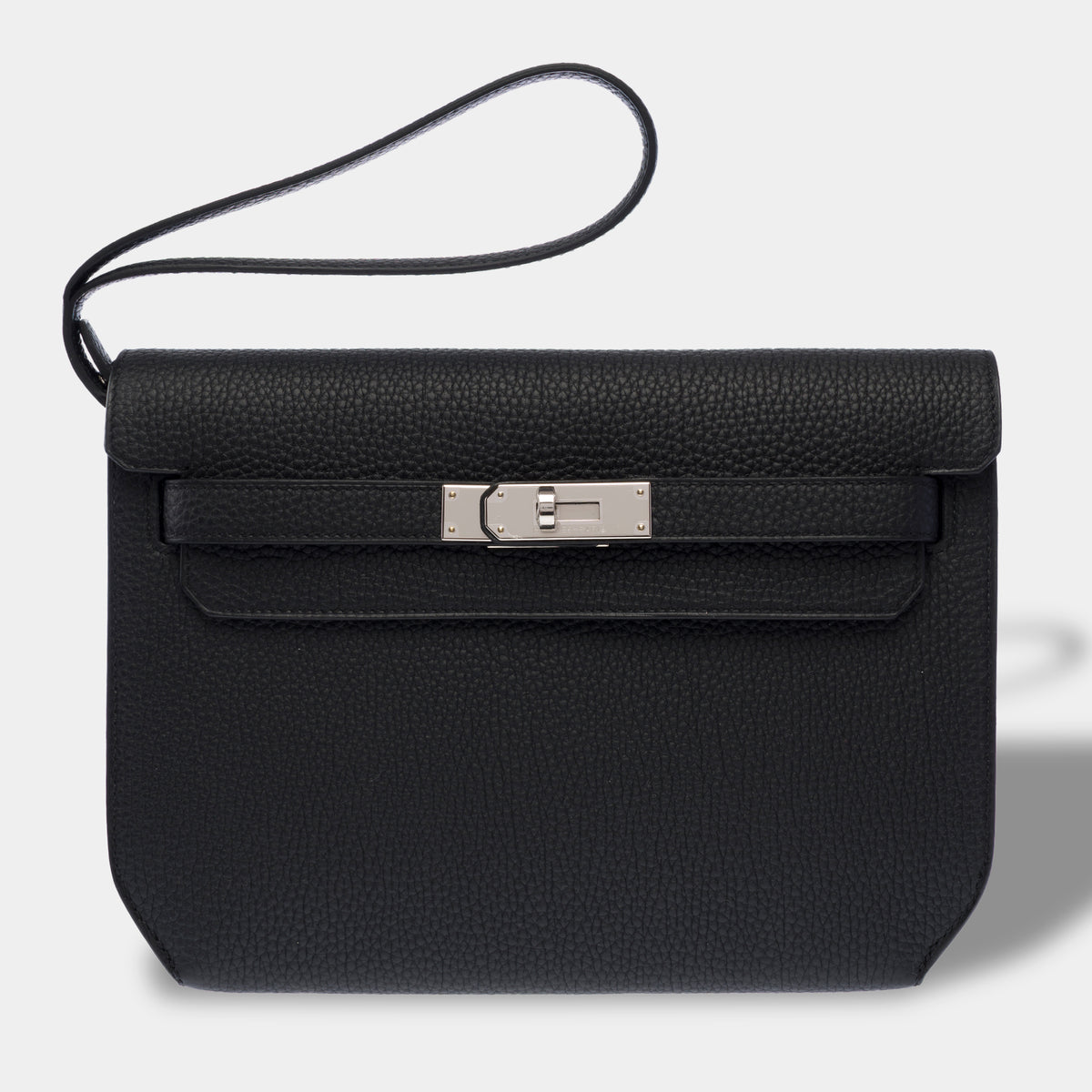 Sac HERMES Sac a depeches en Cuir Noir - 104010