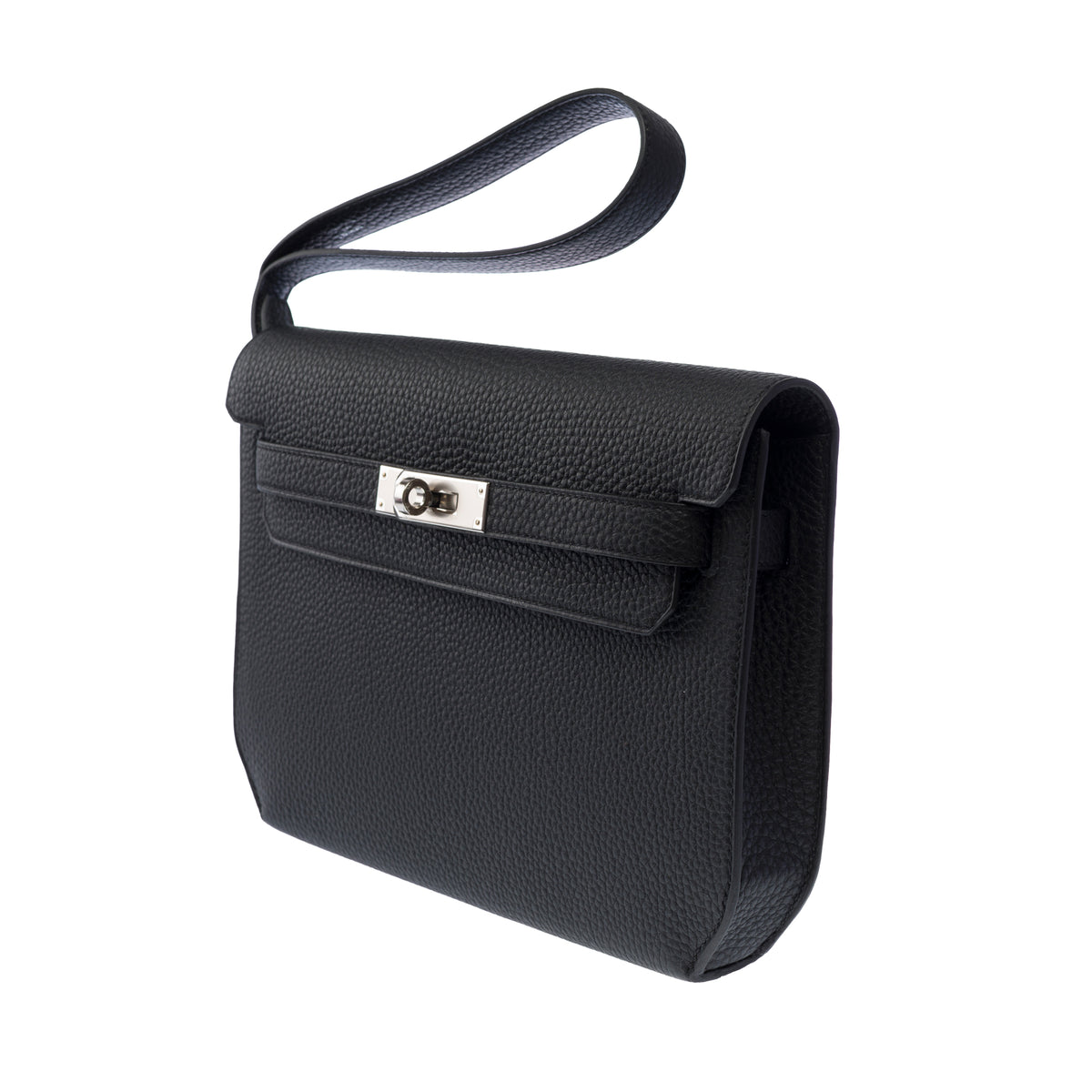 Sac HERMES Sac a depeches en Cuir Noir - 104010